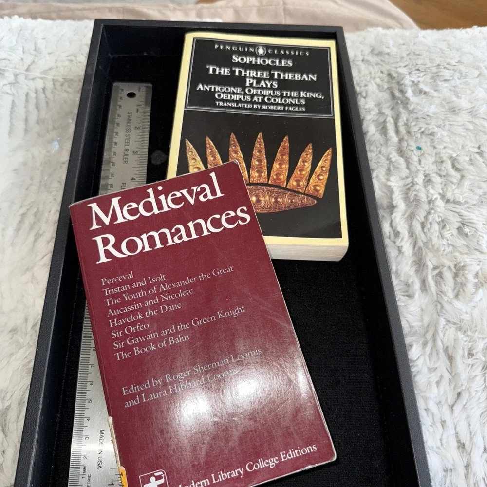 Medieval Romances & Sophocles Paper‎ Back Books.  5039